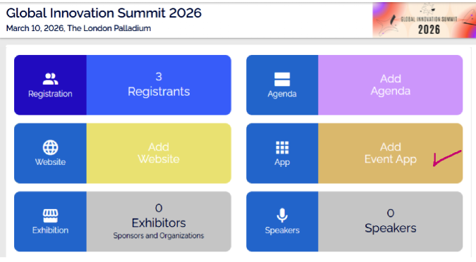 איסוף לידים באפליקציית הכנס