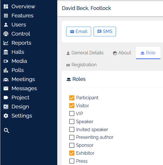 הגדרת תפקיד מציג